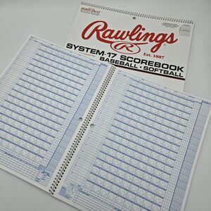 Rawlings System 17 Scorebooks Lot 2 Baseball Softball‎ Quick Tally Score Keeper